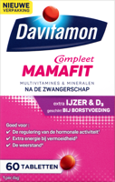 Davitamon Mamafit Tabletten 60st - thumbnail