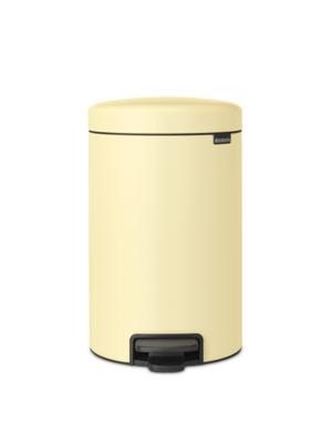 Brabantia pedaalemmer NewIcon 12 liter mellow yellow
