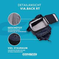 CONTEC bagagedragertas "via.back rt" ct pannier bag via.back rt black - thumbnail