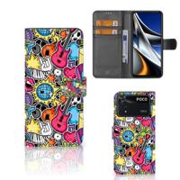 Xiaomi Poco X4 Pro 5G | Wallet Case | met Pasjes | Punk Rock - thumbnail