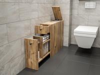 Toiletkast CARENCE 2 lades eik - thumbnail