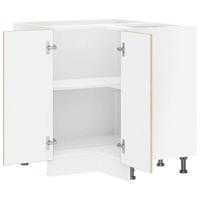 Keuken hoekonderkast Lucca bewerkt hout sonoma eikenkleurig - thumbnail