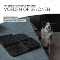 Eat Slow Live Longer Lick Mat Dimensions Rectangle Grey - thumbnail