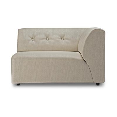 HKliving Vint bank right 1,5-seat Pure Ivory