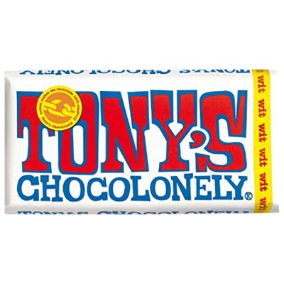 Chocolade tony chocolonely wit reep 180gr | 15 stuks Chocolade tony chocolonely wit reep 180gr | 15 stuks