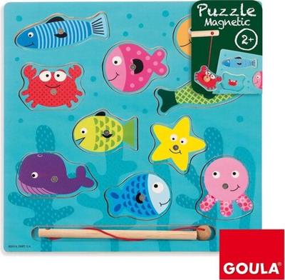 Goula vissen magneetpuzzel - 10 stukjes