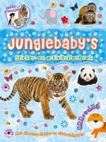 Rebo Publishers Dierenvriendjes - junglebaby&apos;s sticker- en activiteitenboek - thumbnail