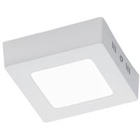 LED Plafondlamp - Plafondverlichting - Trion Zonin - 5W - Warm Wit 3000K - Vierkant - Mat Wit - Aluminium - thumbnail