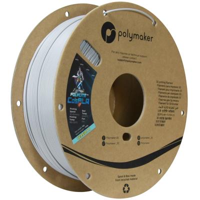 Polymaker PA05006 CosPLA Version A Filament PLA kunststof Goede verfhechting, Makkelijk te schuren 1.75 mm 1000 g Grijs PolyLite™ 1 stuk(s)