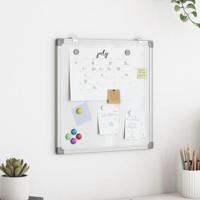 VidaXL Whiteboard magnetisch 40x40x1,7 cm aluminium - thumbnail