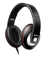 Sandberg Play'n Go Gesloten on-ear hoofdtelefoon met microfoon, geïntegreerde afstandsbediening, 3,5 mm, zwart - thumbnail