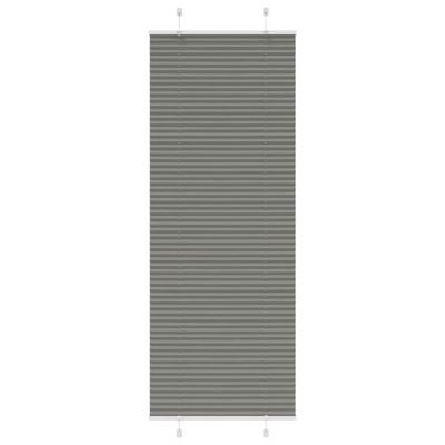 VidaXL Plissé rolgordijn 80x200 cm stofbreedte 79,4 cm antraciet VidaXL Plissé rolgordijn 80x200 cm stofbreedte 79,4 cm antraciet