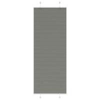 VidaXL Plissé rolgordijn 80x200 cm stofbreedte 79,4 cm antraciet - thumbnail