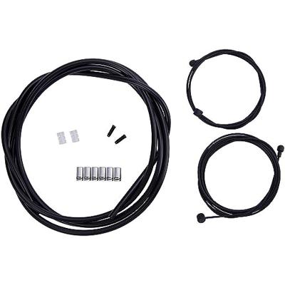 CONTEC remkabelset "stop++" ct brake cable set stop++ steel fr+rear compl black