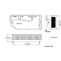 SecoRüt Aanhangerachterlicht Knipperlicht, Remlicht, Mistachterlicht, Kentekenverlichting, Achterlicht Achter, Rechts 12 V Helder glas - thumbnail