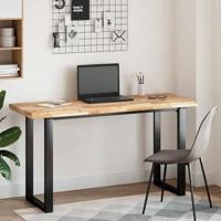 Tafelblad rechthoekig 160x50x4 cm massief acaciahout - thumbnail