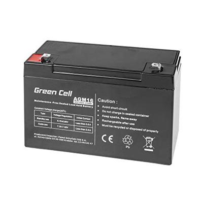 Green Cell AGM16 UPS-accu Sealed Lead Acid (VRLA) 6 V 10 Ah Green Cell AGM16 UPS-accu Sealed Lead Acid (VRLA) 6 V 10 Ah