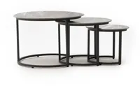 Trestino bijzettafel set louvre charcoal - thumbnail