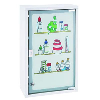 HI medicijnkast 30x15x50 cm roestvrij staal