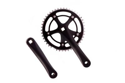 Mighty Solid4 Crankset 46t - Zwart Mighty Solid4 Crankset 46t - Zwart
