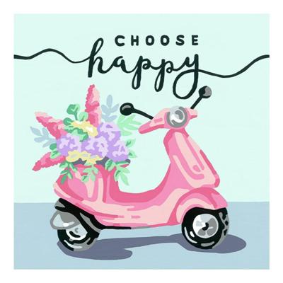 Ravensburger creart schilderen op nummer - choose happy Ravensburger creart schilderen op nummer - choose happy