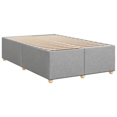 Bedframe zonder matras 120x200 cm stof lichtgrijs