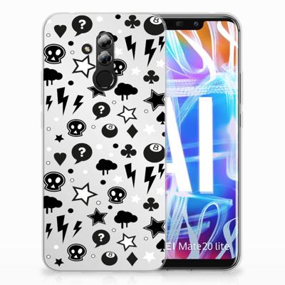Silicone Back Case Huawei Mate 20 Lite Silver Punk Silicone Back Case Huawei Mate 20 Lite Silver Punk