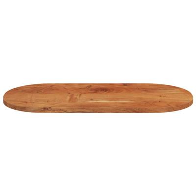 Tafelblad ovaal 80x40x3,8 cm massief acaciahout