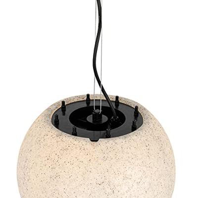 QAZQA Moderne buiten hanglamp grijs 35 cm IP65 - Nura