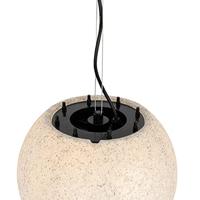QAZQA Moderne buiten hanglamp grijs 35 cm IP65 - Nura - thumbnail