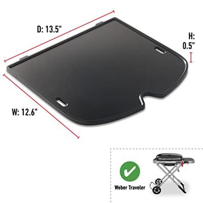 Weber Bakplaat - Traveler barbecue grillplaat - thumbnail