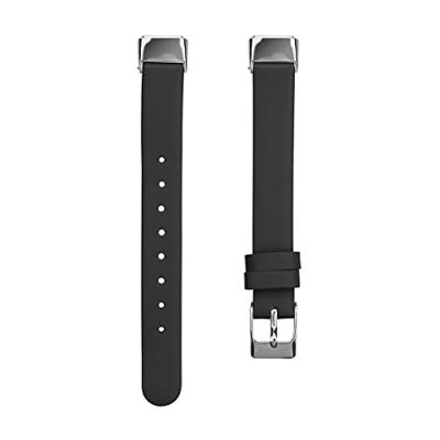 Fitbit Luxe - Leren bandje - Maat: Small - Zwart Fitbit Luxe - Leren bandje - Maat: Small - Zwart