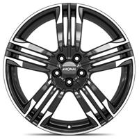 RONAL R58 Zwart met witte voorkant - thumbnail