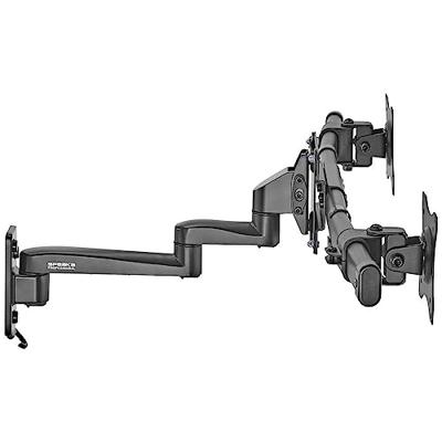 SpeaKa Professional SP-TVM-512 Monitor-wandbeugel 2-voudig 33,0 cm (13) - 68,6 cm (27) Zwart Draaibaar, Kantelbaar, Zwenkbaar SpeaKa Professional SP-TVM-512 Monitor-wandbeugel 2-voudig 33,0 cm (13) - 68,6 cm (27) Zwart Draaibaar, Kantelbaar, Zwenkbaar