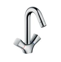 Hansgrohe Logiss wastafelkraan 180 met waste chroom 71222000 - thumbnail