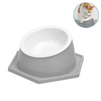 Nobleza Kattenvoerbak verhoogd - Grijs - thumbnail