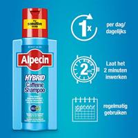 Dr. Wolff Alpecin Hybrid Caffeine Shampoo Droge en Jeukende Hoofdhuid 250ml - thumbnail