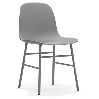 Normann Copenhagen Form eetkamerstoel Grey vierpoot staal Normann Copenhagen Form eetkamerstoel Grey vierpoot staal