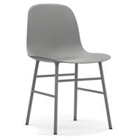 Normann Copenhagen Form eetkamerstoel Grey vierpoot staal - thumbnail