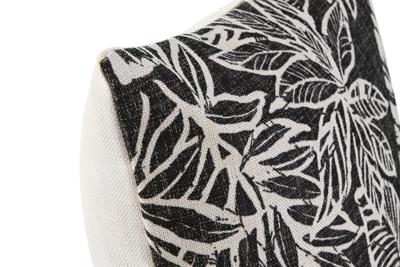 Kussen Home ESPRIT Wit Zwart Bedrukt 45 x 15 x 45 cm