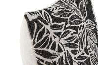 Kussen Home ESPRIT Wit Zwart Bedrukt 45 x 15 x 45 cm - thumbnail