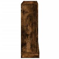 Haardombouw 100x30x87,5 cm bewerkt hout gerookt eikenkleurig - thumbnail