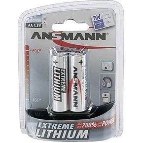 Ansmann Extreme AA batterij (penlite) Lithium 2850 mAh 1.5 V 2 stuk(s)