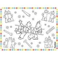 Folat BV Buurman & buurman placemats kleurplaten, 6st. - thumbnail