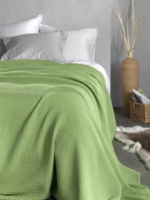 Heckett & Lane Heckett & Lane Wafel Plaid 180x260 Apple Green