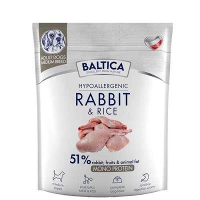 BALTICA Nutraceutic Hypoallergenic M Rabbit with rice - droog hondenvoer - 1kg