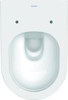Toilet Duravit D-Neo Wand Rimless Diepspoel 54 cm Durafix Hoogglans Wit - thumbnail