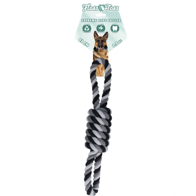 Floss Toss Dental Rope Exteme 8-Tugger - 61 cm