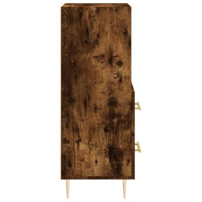Dressoir 34,5x34x90 cm bewerkt hout gerookt eiken Dressoir 34,5x34x90 cm bewerkt hout gerookt eiken