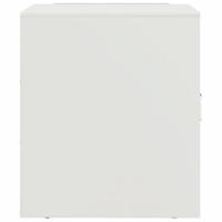 Nachtkastje 34,5x39x44 cm staal wit - thumbnail